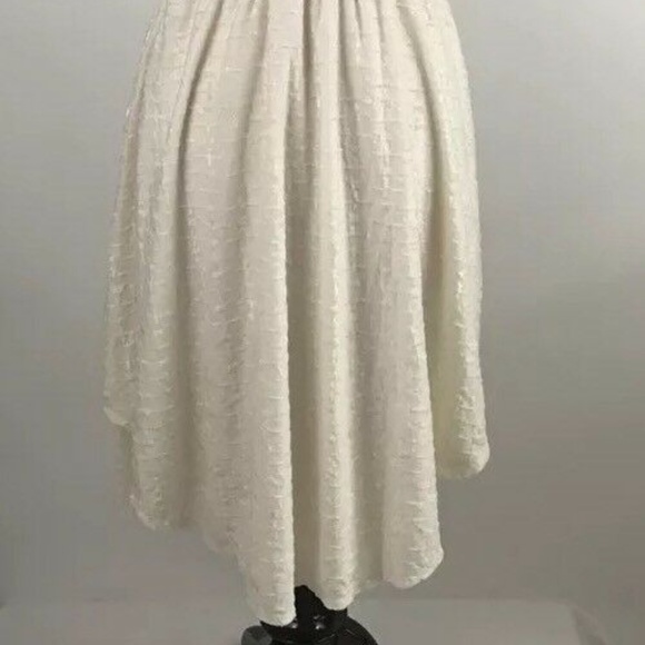 Rachel Roy Sleeveless Ivory Textured Dress - Picture 4 of 8